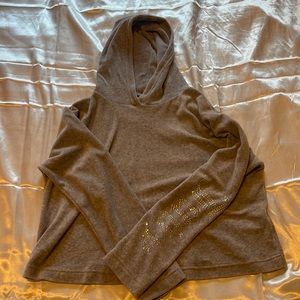 Grey juicy couture pull over hoodie